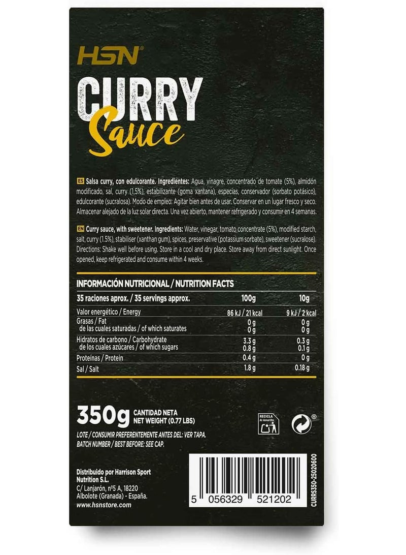 أتش أس أن صلصة الكاري الصحية قليلة السكر وخالية من الدهون من HSN | 350 غرام | طعم لذيذ وقوام كثيف | مناسبة للنباتيين، وأنظمة الكيتو، والأنظمة الغذائية الخالية من الغلوتين. - Image 2